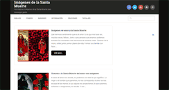 Desktop Screenshot of imagenesdelasantamuerte.com