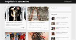 Desktop Screenshot of imagenesdelasantamuerte.org